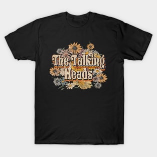 The Talking Gifts Name Heads Flowers Personalized Retro Styles T-Shirt